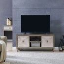 Nova Wood Grain Effect 2 Doors TV Unit by Lavishway | TV Units Cabinets-24293