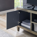 Nova Wood Grain Effect 2 Doors TV Unit by Lavishway | TV Units Cabinets-24296