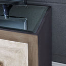 Nova Wood Grain Effect 2 Doors TV Unit by Lavishway | TV Units Cabinets-24299