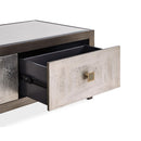 Nova Wood Grain Effect 2 Drawers Coffee Table by Lavishway | Coffee Tables-24409