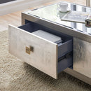 Nova Wood Grain Effect 2 Drawers Coffee Table by Lavishway | Coffee Tables-24412