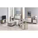 Nova Wood Grain Effect 2 Doors Chest & Mirror by Lavishway | Wall Mirrors-24446