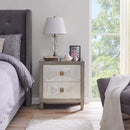 Nova Wood Grain Effect 2 Drawers Side Table by Lavishway | Bedside Tables-24496