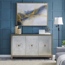 Nova Wood Grain Effect 3 Doors Sideboard by Lavishway | Sideboards-24485