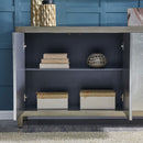 Nova Wood Grain 3 Doors Sideboard & Mirror by Lavishway | Wall Mirrors-24311