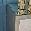 Nova Wood Grain 3 Doors Sideboard & Mirror by Lavishway | Wall Mirrors-24312