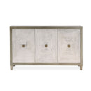 Nova Wood Grain 3 Doors Sideboard & Mirror by Lavishway | Wall Mirrors-24306