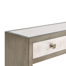 Nova Wood Grain Console Table & Wall Mirror by Lavishway | Wall Mirrors-24377