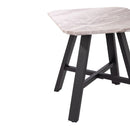 Nuna 3 Doors Glass Top Side Table by Lavishway | Side Tables-24200