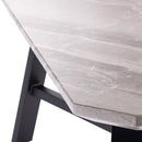 Nuna 3 Doors Glass Top Side Table by Lavishway | Side Tables-24198