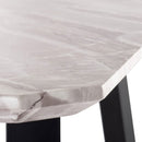 Nuna 3 Doors Glass Top Side Table by Lavishway | Side Tables-24197