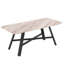 Nuna Marble Effect Top Coffee Table by Lavishway | Coffee Tables-24266