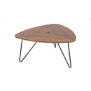 Nyssa Wooden Walnut Coffee Table by Lavishway | Coffee Tables-23122