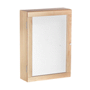 Ocean Oak Finish Mirrored Cabinet by Lavishway | Cupboards & Cabinets-49872