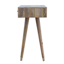 Johansen Gold Brass Inlay Console Table by Lavishway | Hallway Console Table-58129