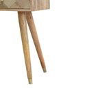 Johansen Gold Brass Inlay Console Table by Lavishway | Hallway Console Table-58130