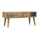 Johansen Modern 2 Drawer Solid Wooden TV Unit by Lavishway | TV Units Cabinets-58113