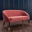 Oakley Hand Finished 2 Seater Velvet Sofa by Lavishway | Velvet Sofa-24569