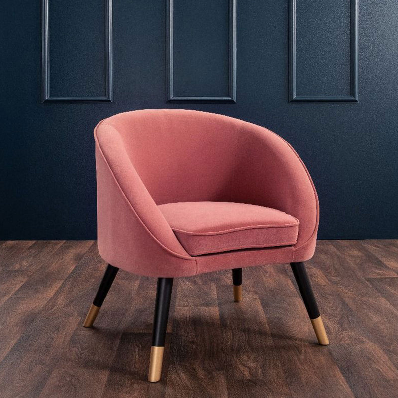 Oakley Hand Finished Velvet Tub Chair by Lavishway | Velvet Sofa-24530