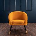 Oakley Hand Finished Velvet Tub Chair by Lavishway | Velvet Sofa-24539