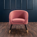 Oakley Hand Finished Velvet Tub Chair by Lavishway | Velvet Sofa-24549