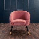 Oakley Hand Finished Velvet Tub Chair by Lavishway | Velvet Sofa-24549