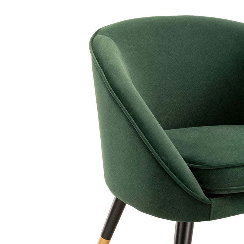 Oakley Hand Finished Velvet Tub Chair by Lavishway | Velvet Sofa-24538