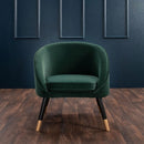 Oakley Hand Finished Velvet Tub Chair by Lavishway | Velvet Sofa-24534