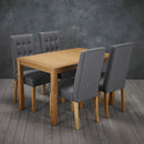 Oakridge Oak Finish Dining Table by Lavishway | Dining Tables-28431