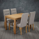 Oakridge Oak Finish Dining Table by Lavishway | Dining Tables-28433