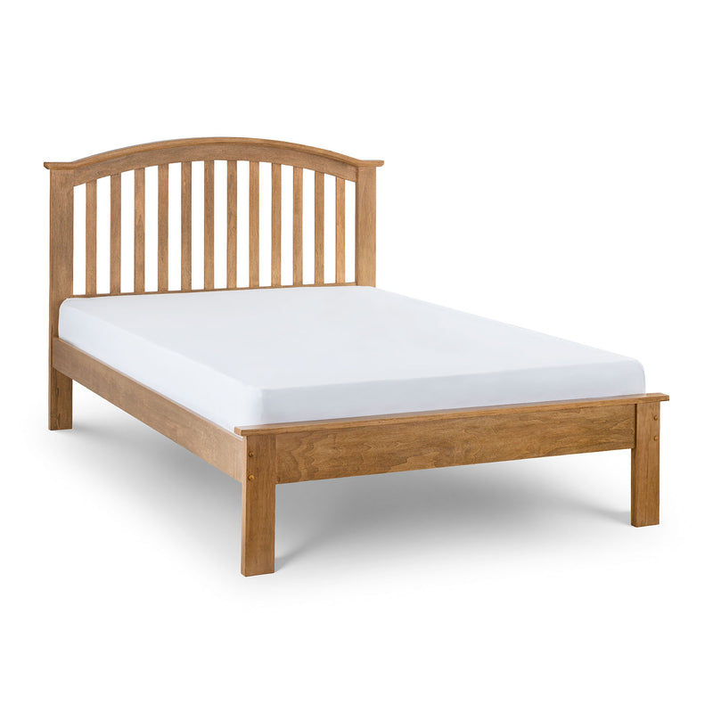 Olivia Oak Effect Hardwood Bed Frame by Lavishway | Wooden Beds-61326