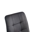 Ollie Comfy Chrome Base Dining Chair Set of 2 by Lavishway | Dining Chairs-24516