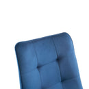 Ollie Comfy Chrome Base Dining Chair Set of 2 by Lavishway | Dining Chairs-24526