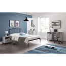 Onyx Grey Classic Metal Bed Frame by Lavishway | Metal Beds-61306