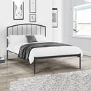 Onyx Grey Classic Metal Bed Frame by Lavishway | Metal Beds-61301