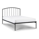 Onyx Grey Classic Metal Bed Frame by Lavishway | Metal Beds-61305