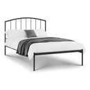 Onyx Grey Classic Metal Bed Frame by Lavishway | Metal Beds-61303