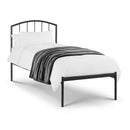 Onyx Grey Classic Metal Bed Frame by Lavishway | Metal Beds-61302
