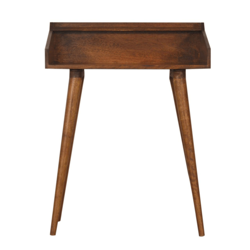 Johansen Chestnut Finish Writing Desk by Lavishway | Reclaimed Wood Desks-58107