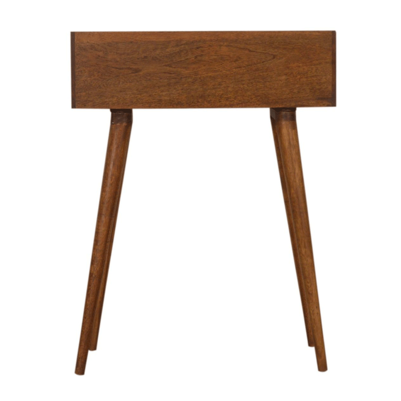 Johansen Chestnut Finish Writing Desk by Lavishway | Reclaimed Wood Desks-58106