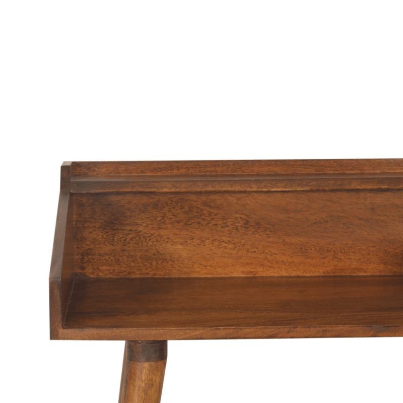 Johansen Chestnut Finish Writing Desk by Lavishway | Reclaimed Wood Desks-58112