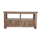 Johansen 3 Drawers Oak Finish Wooden TV Unit by Lavishway | TV Units Cabinets-58090