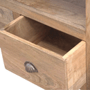 Johansen 3 Drawers Oak Finish Wooden TV Unit by Lavishway | TV Units Cabinets-58094