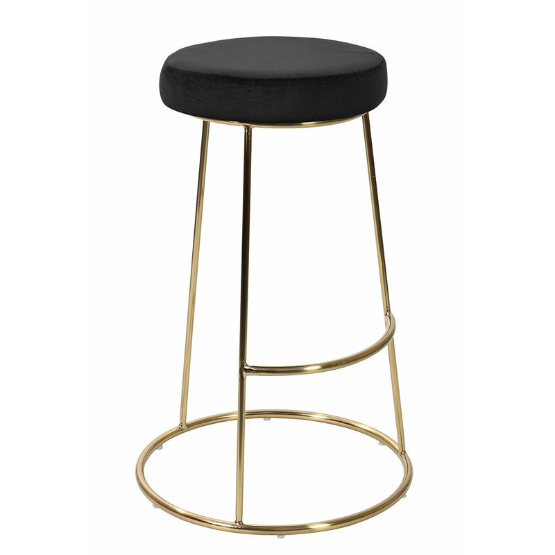 Opera Velvet Cushioned Barstools in Pair by Lavishway | Bar Stools-38136