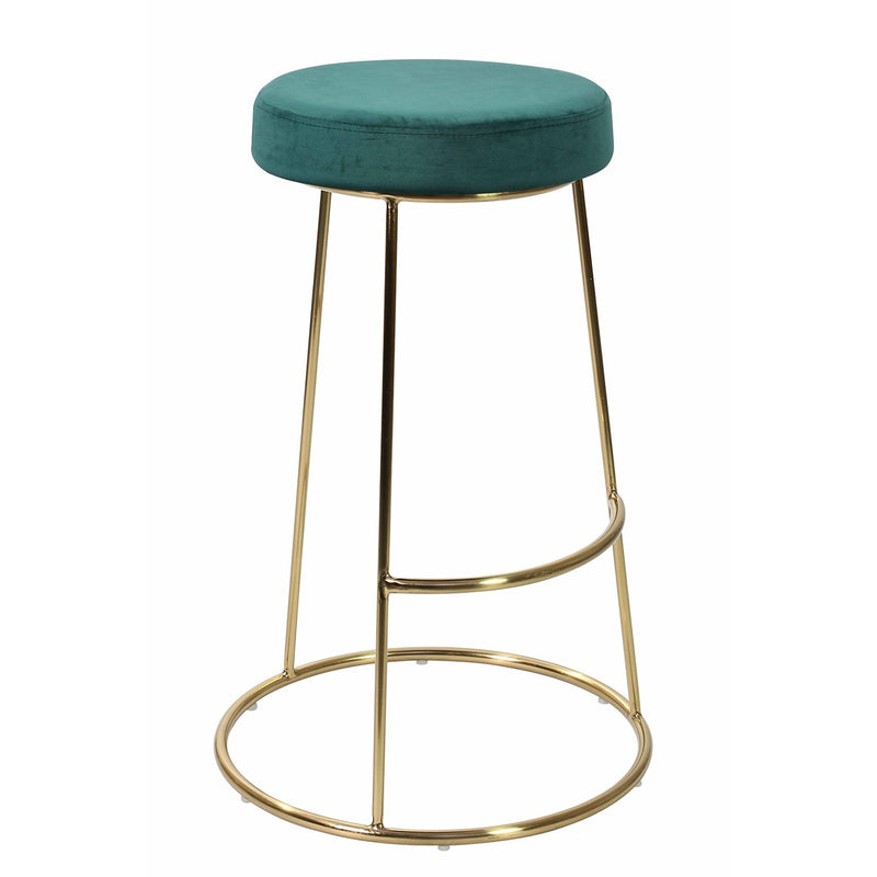 Opera Velvet Cushioned Barstools in Pair by Lavishway | Bar Stools-38134