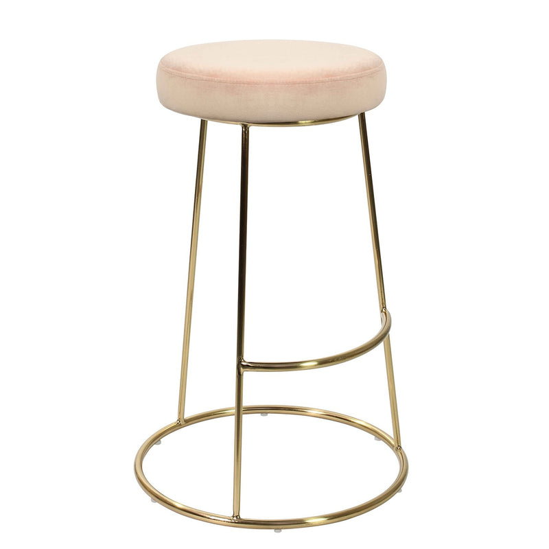 Opera Velvet Cushioned Barstools in Pair by Lavishway | Bar Stools-38137