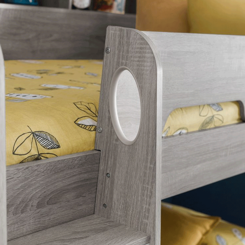 Orion Robust Ladder Storage Bunk Bed by Lavishway | Wooden Beds-61350