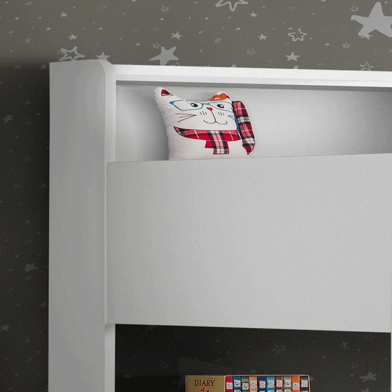 Orion Robust Ladder Storage Bunk Bed by Lavishway | Wooden Beds-61351