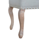 Orion Cream Fabric Studded Bedroom Bench by Lavishway | Benches & Storage Benches-21445