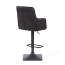 Orion Suede Effect Fabric Bar Stool in Pair by Lavishway | Bar Stools-27251